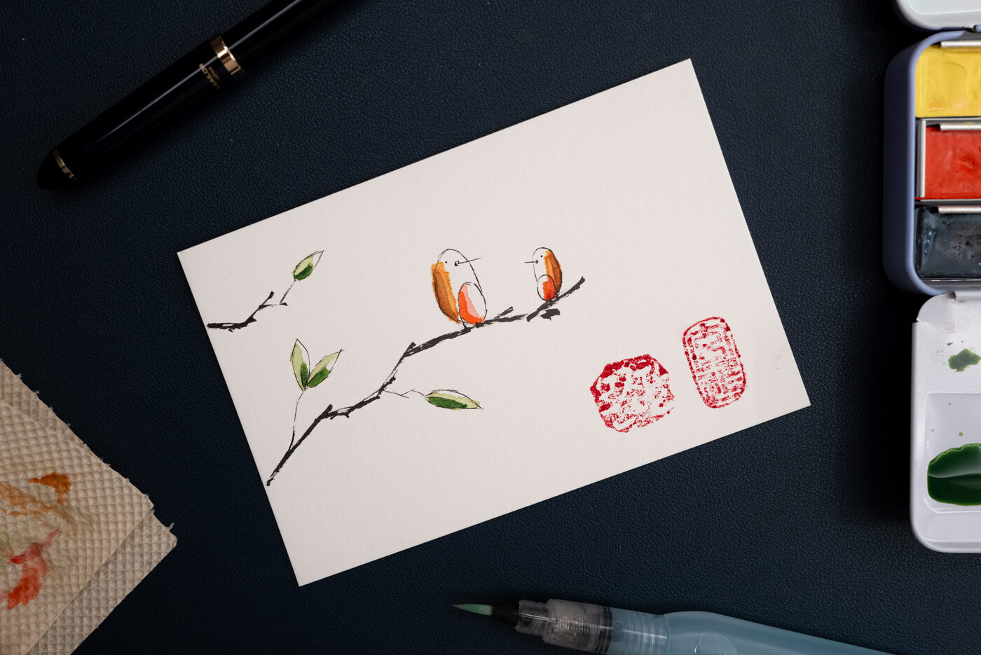 Paper and object artwork